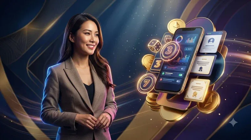 Bảng kiểm tra trên màn hình holographic với các biểu tượng tiêu chí đánh giá phương pháp bắt cầu đề