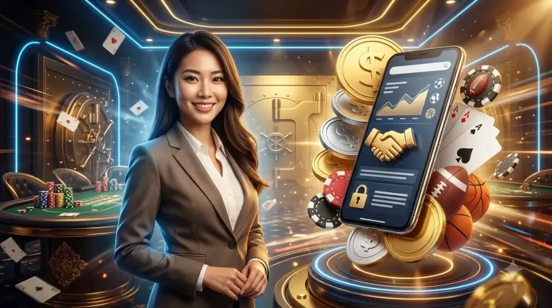 Biểu tượng bảo mật và thanh toán an toàn khi chọn nền tảng cá cược uy tín
