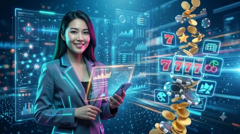 Cân so sánh giữa các nền tảng quay hũ miễn phí, với cúp vàng và chồng tiền xu