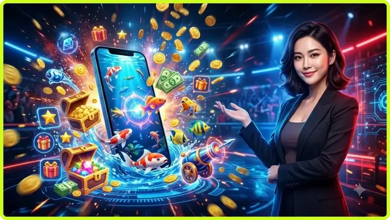 Game bắn cá 3D đổi thưởng với đồ họa đẹp mắt và nhiều loại cá