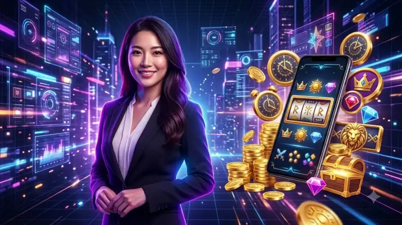 Kinh nghiệm chọn khung giờ chơi nổ hũ - đồng hồ vàng với đồng xu và slot machine