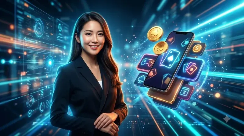 nguoi-choi-dang-trai-nghiem-game-bai-mien-phi-tren-dien-thoai Người chơi đang trải nghiệm game bài miễn phí trên điện thoại