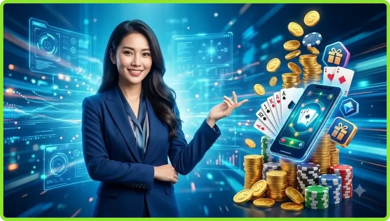 nguoi-choi-dang-trai-nghiem-game-bai-mien-phi-tren-dien-thoai Người chơi đang trải nghiệm game bài miễn phí trên điện thoại
