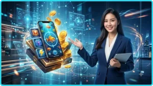 Người chơi đối mặt với boss cá lớn trong game bắn cá tại 79king